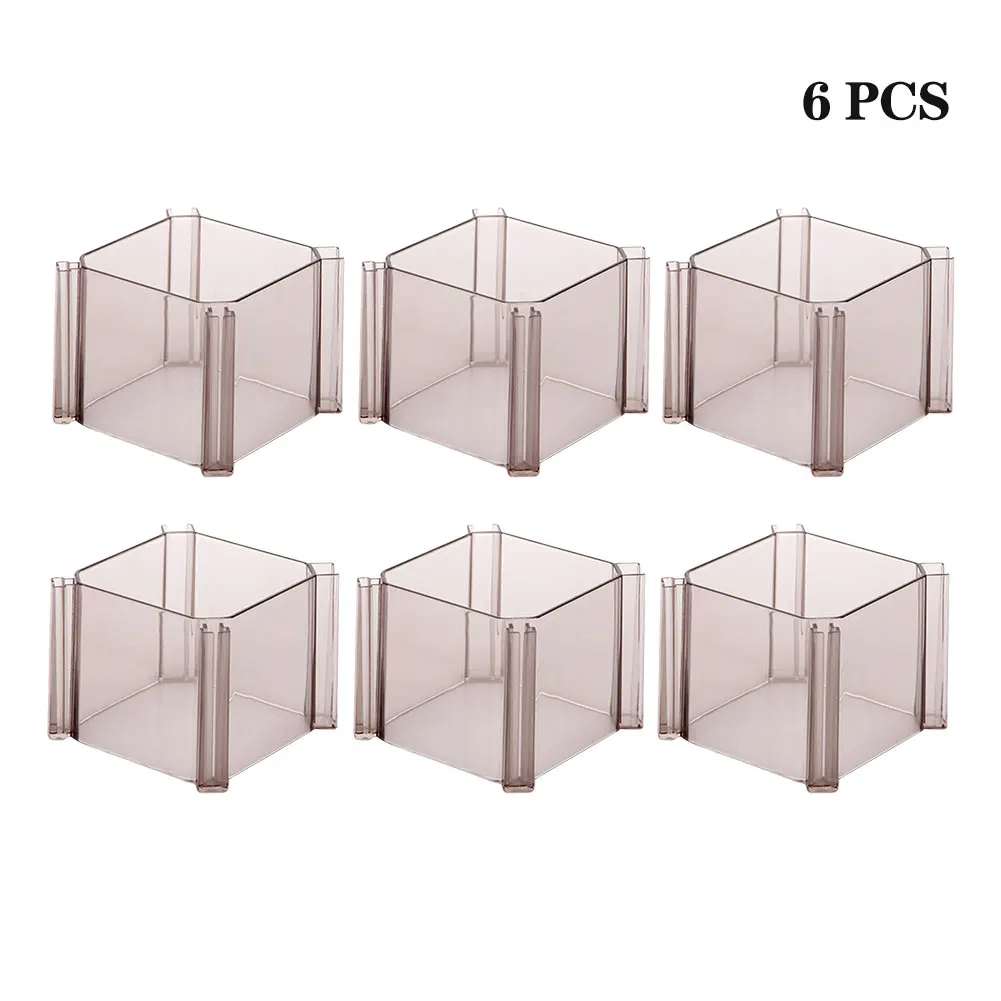 6 шт. DIY Спальня столовых приборов для бытовых нужд хранения Организатор Пластик