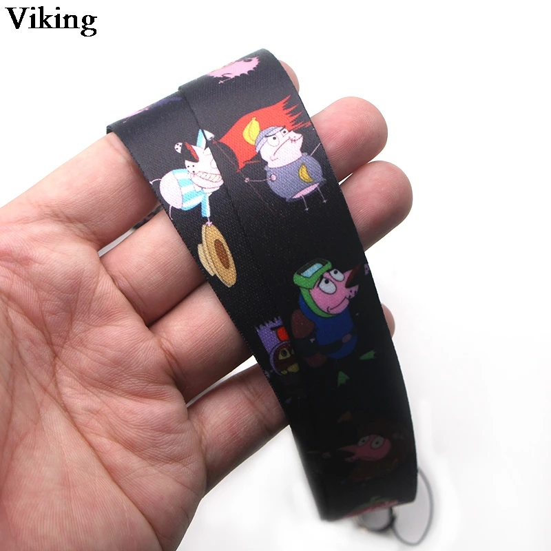 Шнурки с мультяшными собаками для ключей удостоверения личности телефона