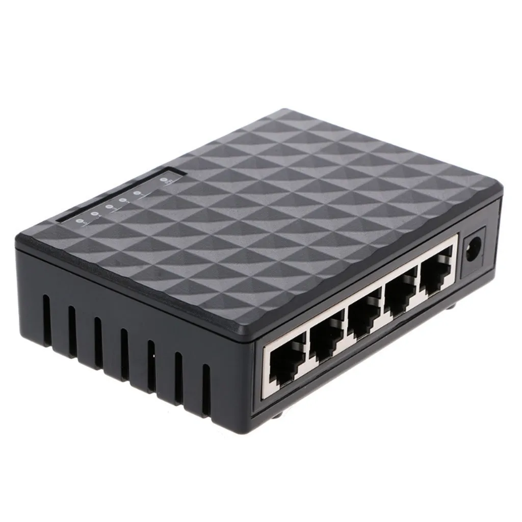 Новый 5-портовый мини-концентратор RJ45 для сетевого коммутатора Fast Ethernet