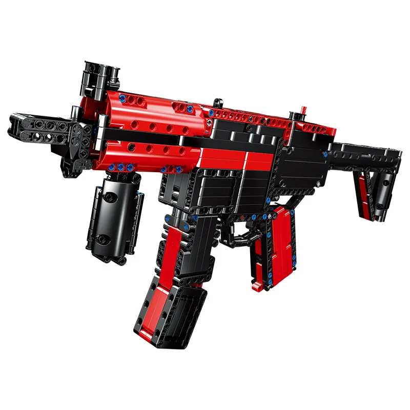 Супер руки автоматы Warfront MP5 пистолет пулемет строительные блоки 676 шт. набор