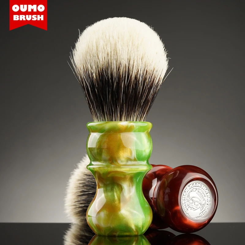 OUMO кисть-желтый камень Venus badger кисть для бритья с манчурии/ACE/шелк/крючок/WT |