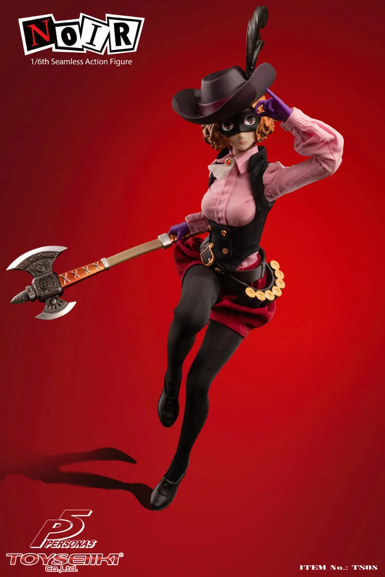 

TS08 Collectible PERSONA 5 NOIR Seamless Female Action Figure In Stock 1/6 Scale Model for Fans Gifts