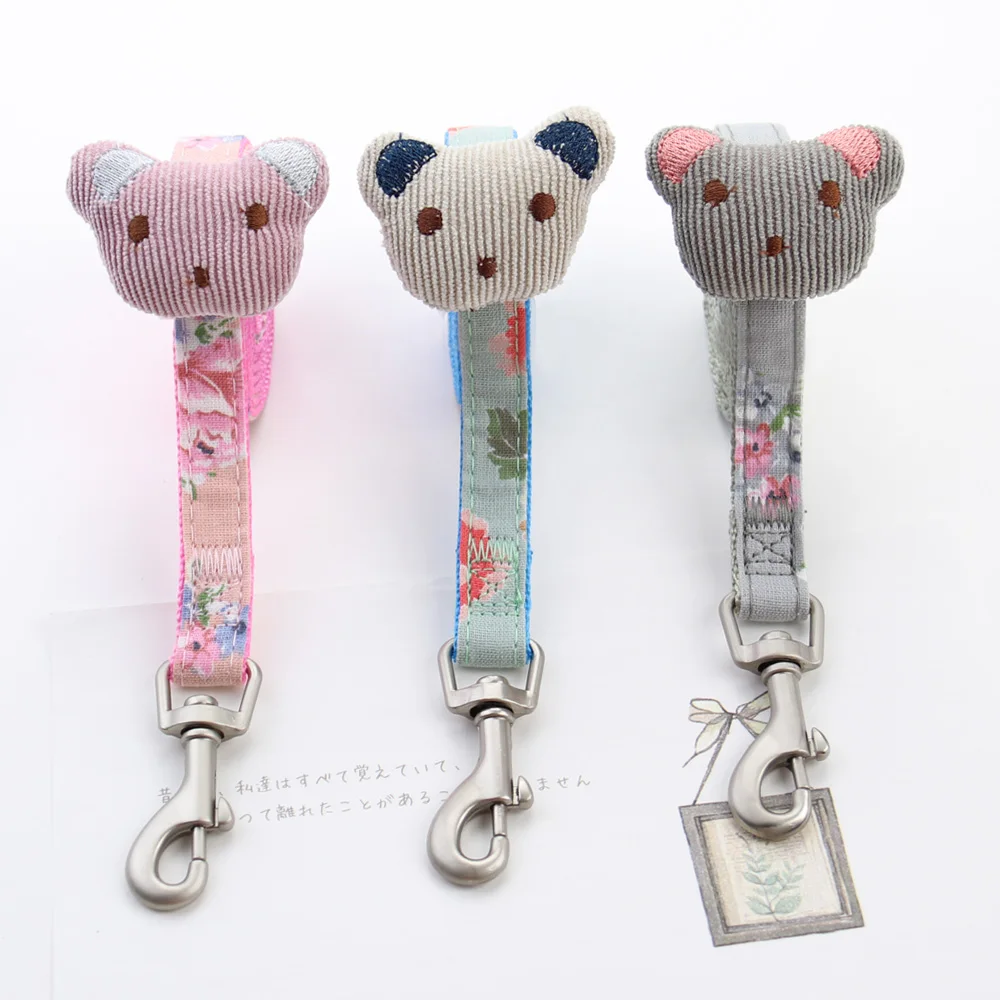 Поводок для собак и кошек регулируемая печать маленьких средних товары