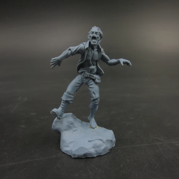Смоляная модель 35 мм труп не Собранный Неокрашенный|Игровые фигурки и