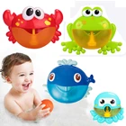 Пузырьковые крабы, лягушка, детская игрушка для ванны, устройство для создания пузырьков, бассейн, ванна для купания, мыльная машина, игрушки для ванной, для детей