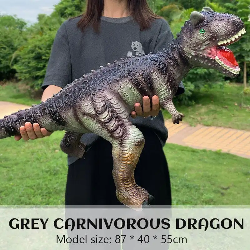 Игрушка-Динозавр Детская большая игрушка-Акула 25-84 см тираннозавр рекс мягкие