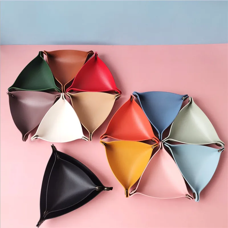 Лотки для хранения складные искусственная кожа дома | Дом и сад