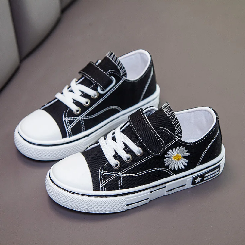 1 2 3 4 5 6 Years Old Kids Canvas Shoes for Boy Teens Girls Casual Sneakers Student Toddler Baby Easy to Wear | Детская одежда и
