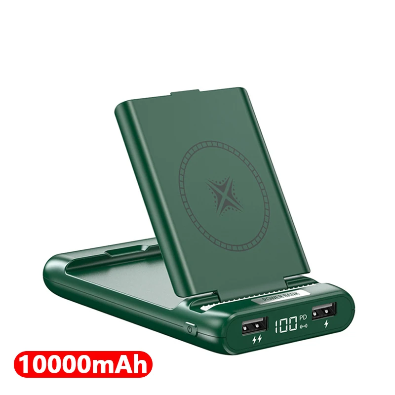 

10000mAh 20W Fast Charging Portable Magnetic Wireless Power Bank Back Clip Battery For Iphone12 13 Pro Max Huawei Xiaomi Samsung
