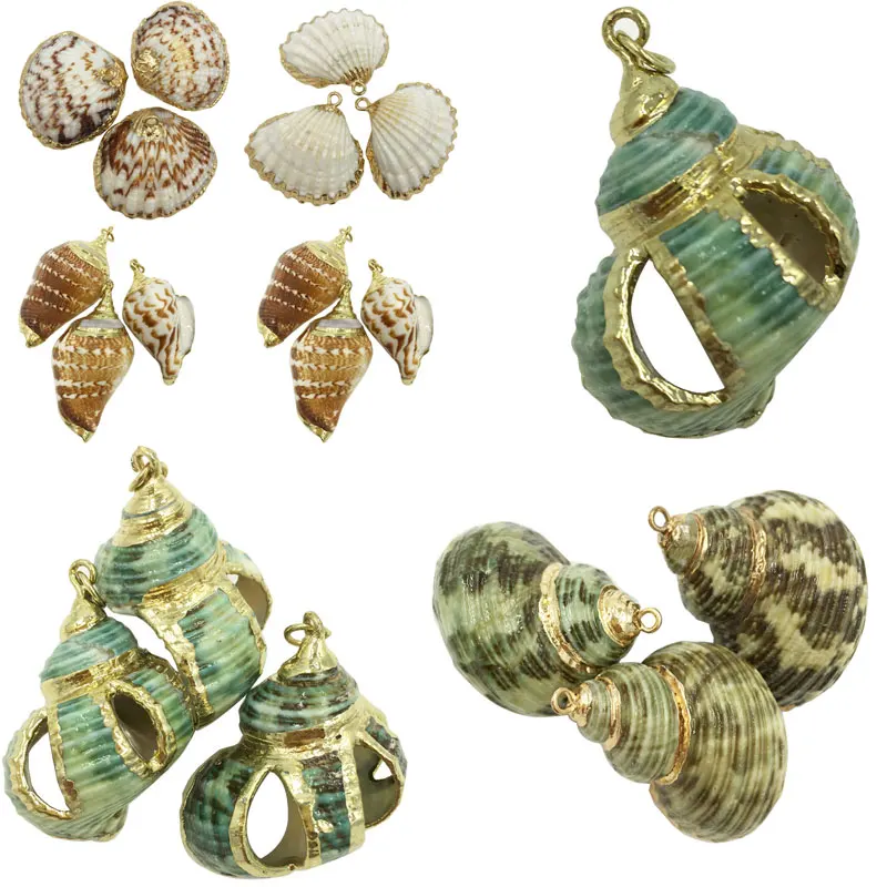 Бесплатная доставка красивые украшения ракушка Улитка Женщины Мужчины Кулон