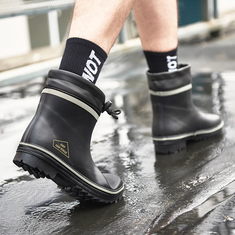 Модная повседневная обувь Короткие непромокаемые водонепроницаемая для мужчин