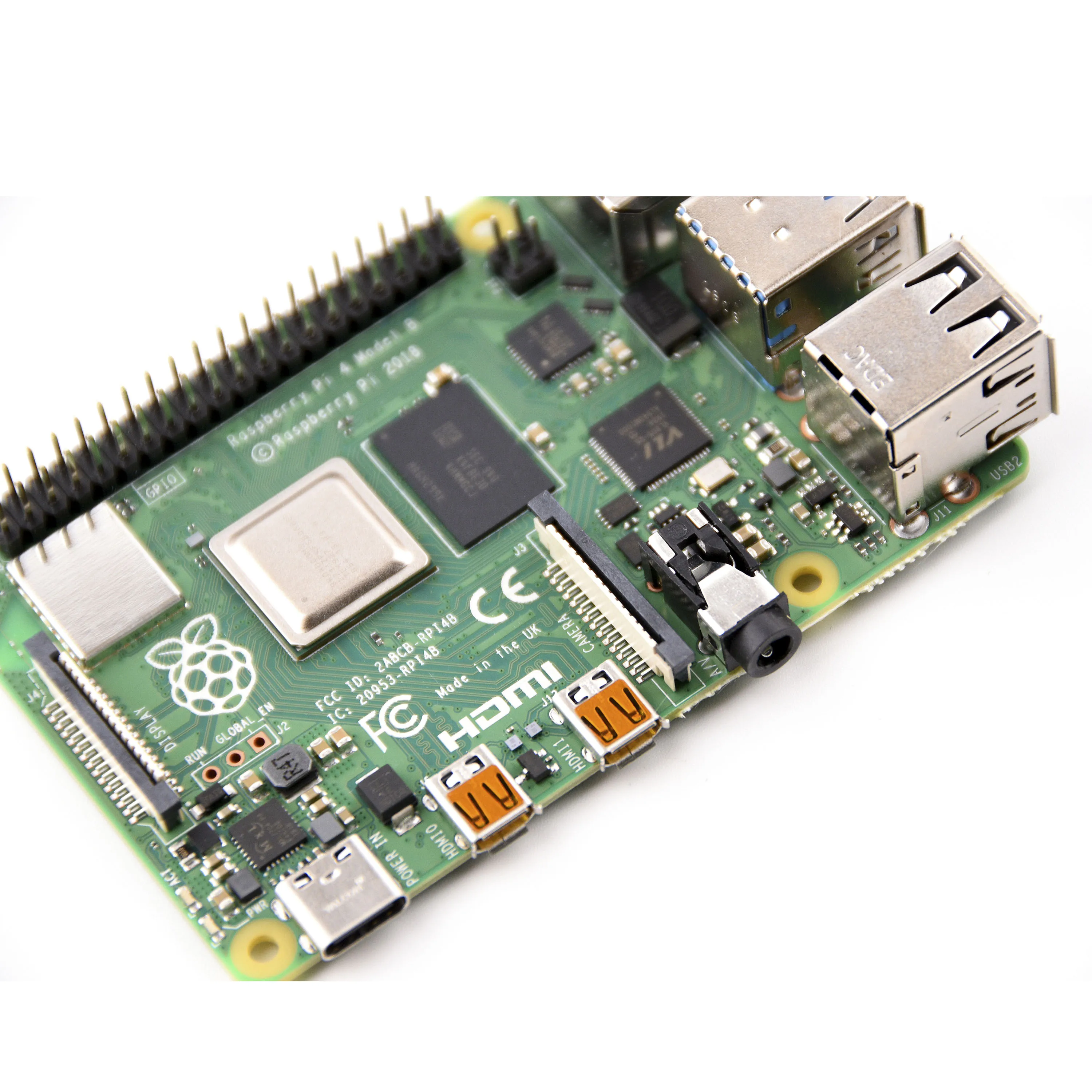 Новый 2019 официальный оригинальный Raspberry Pi 4 Модель B макетная плата комплект RAM 2G/4G