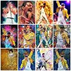 Цветные граффити, королевская группа, алмазная живопись, бусины, Freddie Mercury, ювелирные изделия, Вышивка крестиком, настенное искусство, пазл, интерьерный Декор