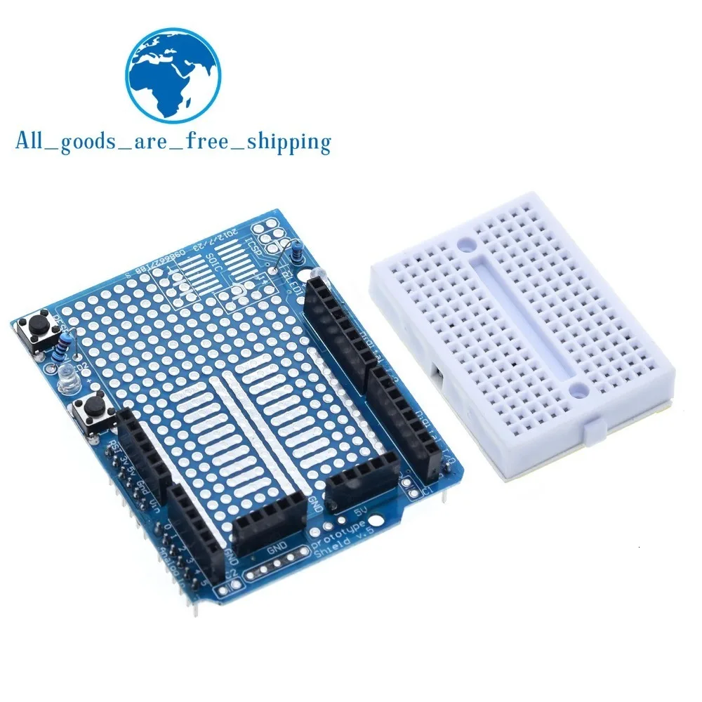 TZT UNO ProtoShield Прототип плата расширения с SYB-170 мини макет на основе ARDUINO UNO ProtoShield