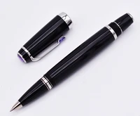 crocodile classic black rollerball pen noble sapphire on top with golden clip writing gift pen box optional for office business