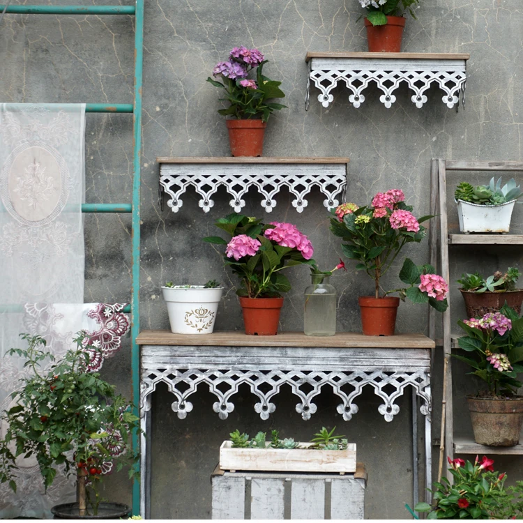 Складной Деревянный металлический Ретро-стол в деревенском стиле | Мебель