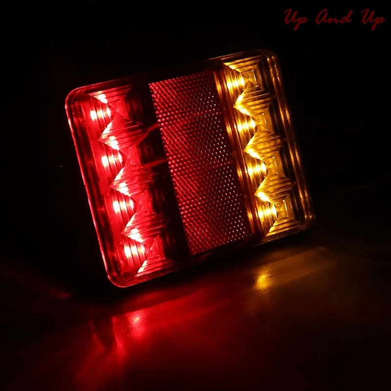 

Car Truck LED Rear 12V Lights Rear Lamps Waterproof TailightTail Light Warning Parts For Trailer Caravans DC