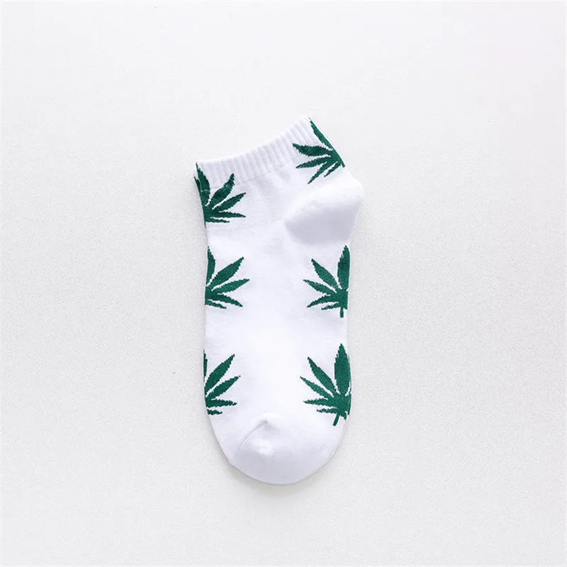 Мужские носки Новые кленовые с листьями в трубке хлопок скейтборд пеньковые