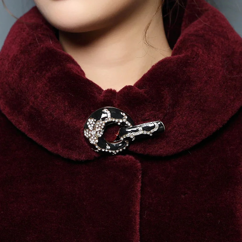 

Coat Wool 2021 Woman Luxury Fashion Real Fur Coat Female Long Lamb Fur Coats Winter Warm Jacket Women Elegant Slim Outerwear