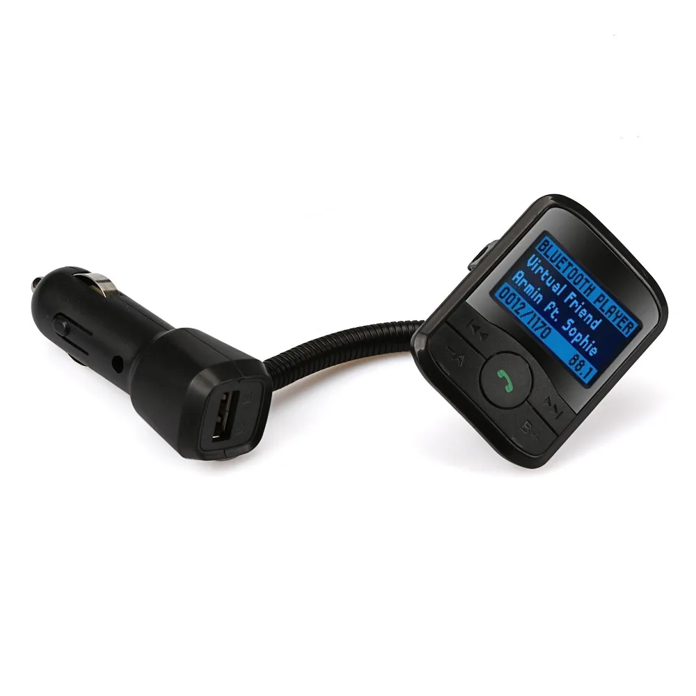 Быстрая доставка питание от Bluetooth 5 0 FM передатчик модулятор Handsfree Car Kit TF USB музыка