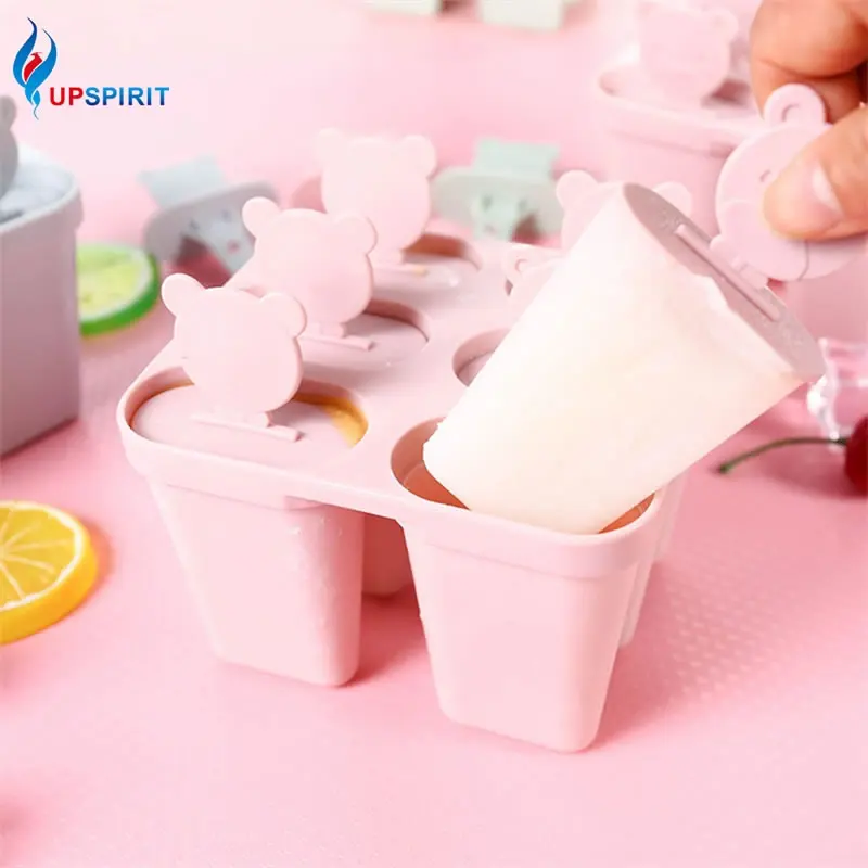 Upspirit пластик 6 полости формы для мороженого палочки DIY домашние для леденца делая форму йогурт сок замораживание производитель ванны инструменты для мороженого