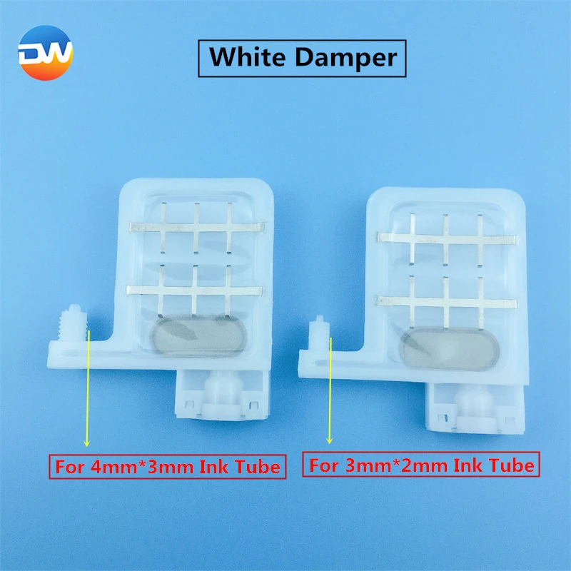 10 Pcs Dewei Transparent White UV DX5 Big Ink Damper for Printhead XP600 TX800 Galaxy Allwin Xuli Dumper Filter | Компьютеры и офис