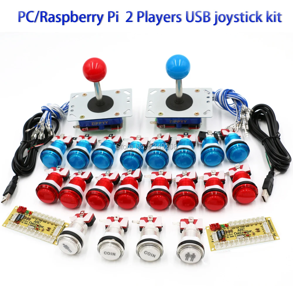 Нулевой задержкой аркадные игры DIY kit светодиодный светильник кнопочный