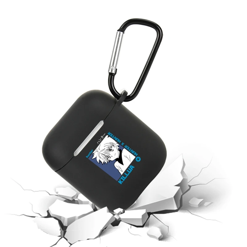 1 шт. чехол для наушников с аниме HunterXHunter силикагелевый Airpod 2/1 Airpods мультяшный (без