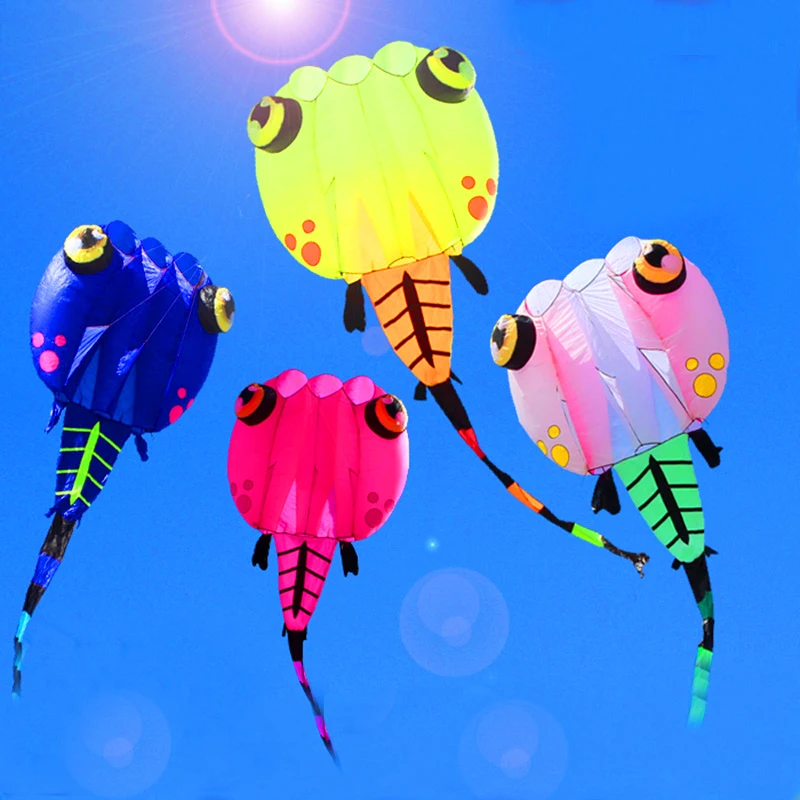 

Free shipping new design high quality large tadpole kite soft kites ripstop nylon fabric kite reel flying outdoor toys fun