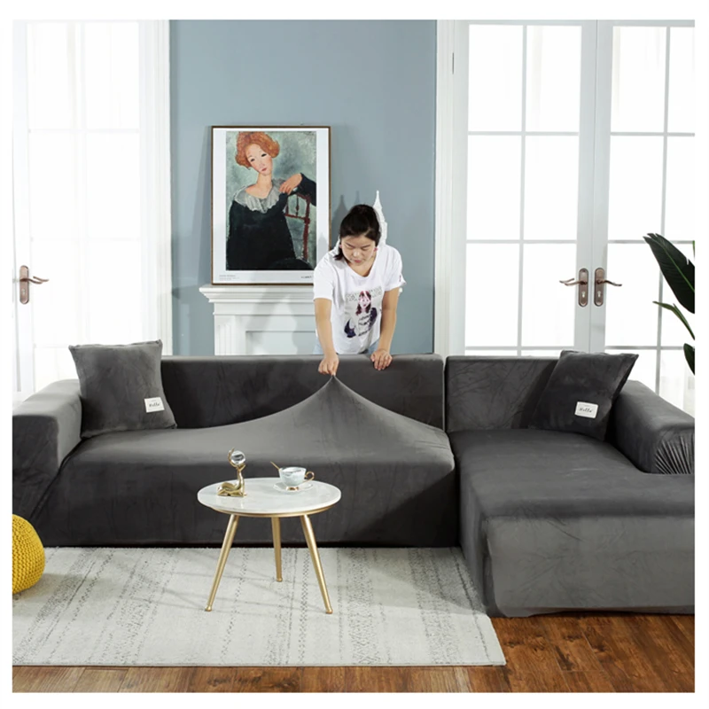 Плюшевый чехол на диван | Дом и сад