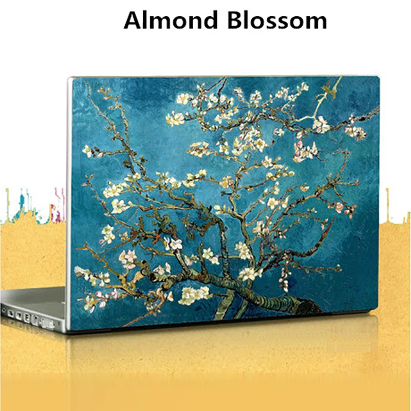 15 дюймов Ван Гог Звездная ночь картина маслом ноутбук шкуры крышка наклейки|stickers