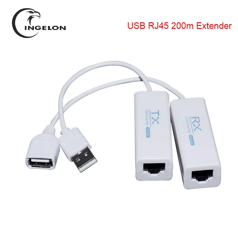 USB-удлинитель для передачи сигнала до 200 метров через RJ45 LAN удлинитель-адаптер USB2.0
