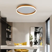 modern led ultra thin ceiling lighting round kitchen living room blackwhite acrylic lamp shade lamp