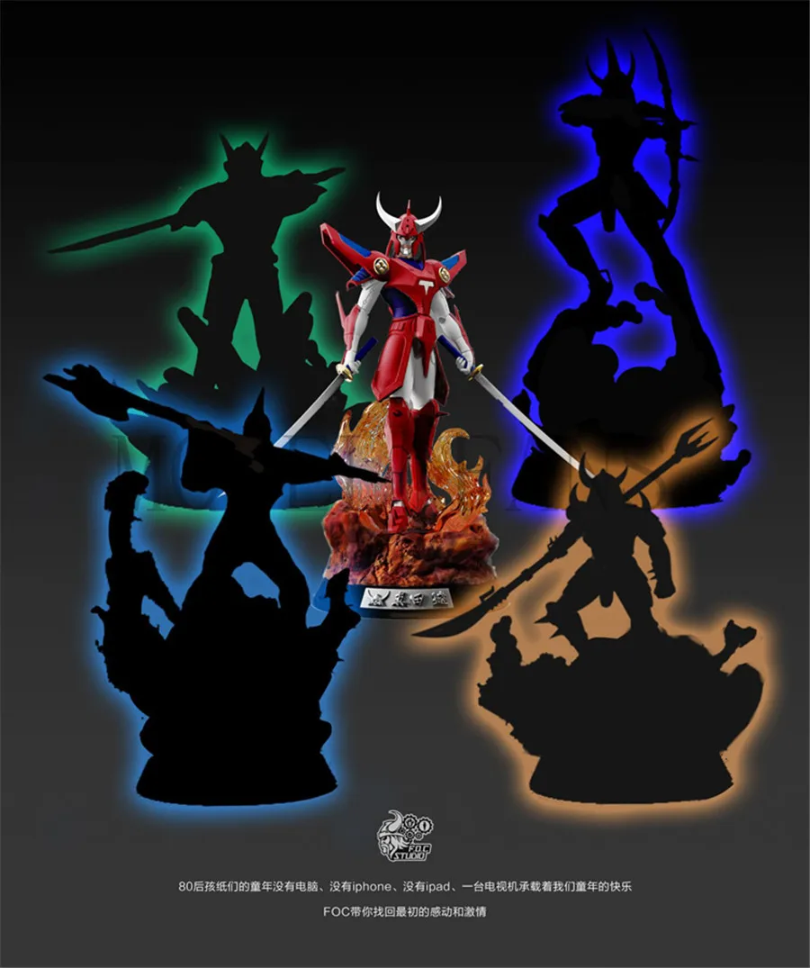 Модель вентиляторов FOC Ronin Warriors йоройден самурайский солдат Рё Санада gk статуя смолы фигурка игрушка для коллекции