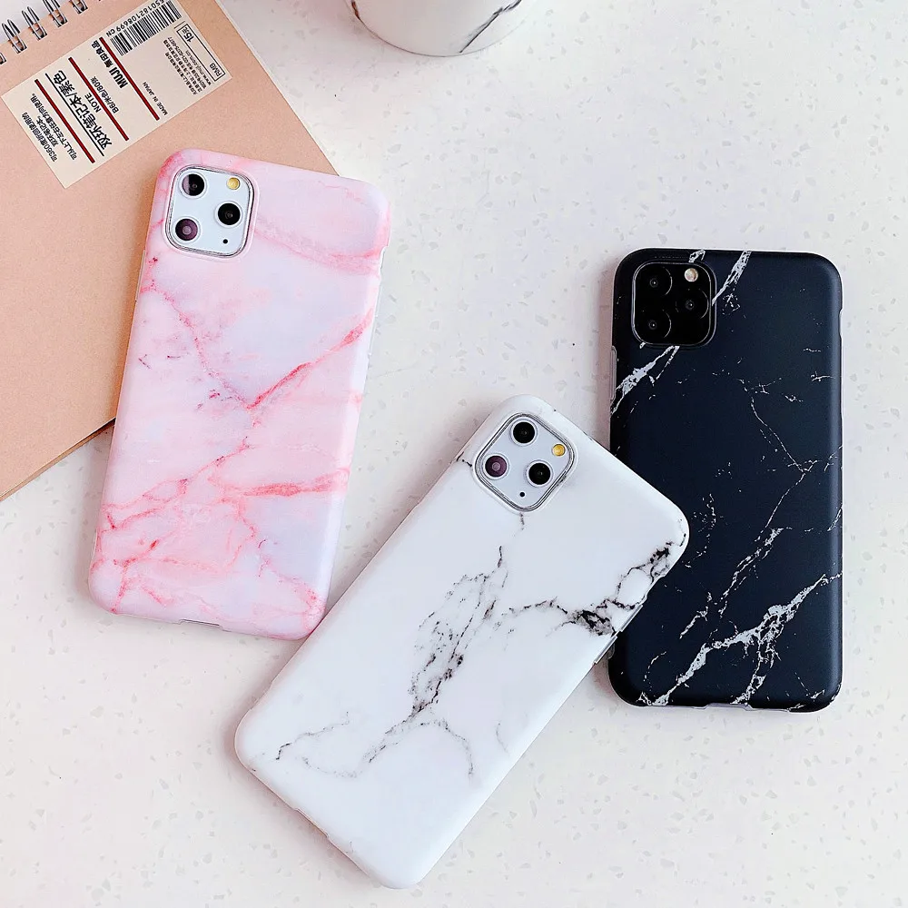 Силиконовый мраморный чехол для телефона Huawei P30 P20 Lite Mate 20 Pro iphone SE 2020 11 Max 6 7 8 Plus