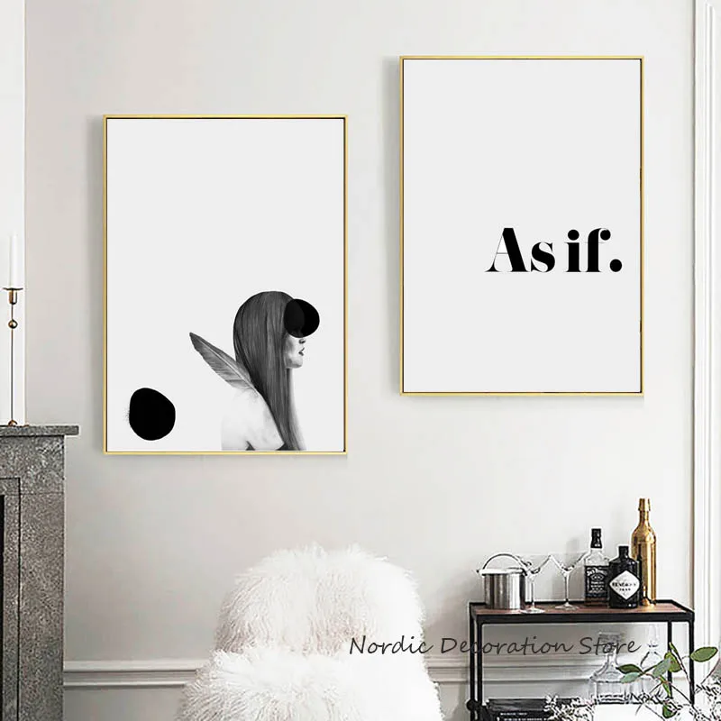 Черная точка скандинавские абстрактные девушки как будто буквы плакаты и принты