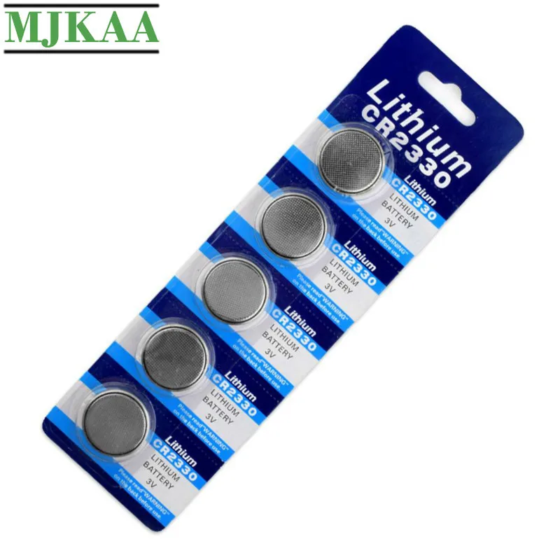 MJKAA 10 шт. CR2330 3 в кнопочные батареи BR2330 ECR2330 CR 2330 Cell монетная литиевая батарея для