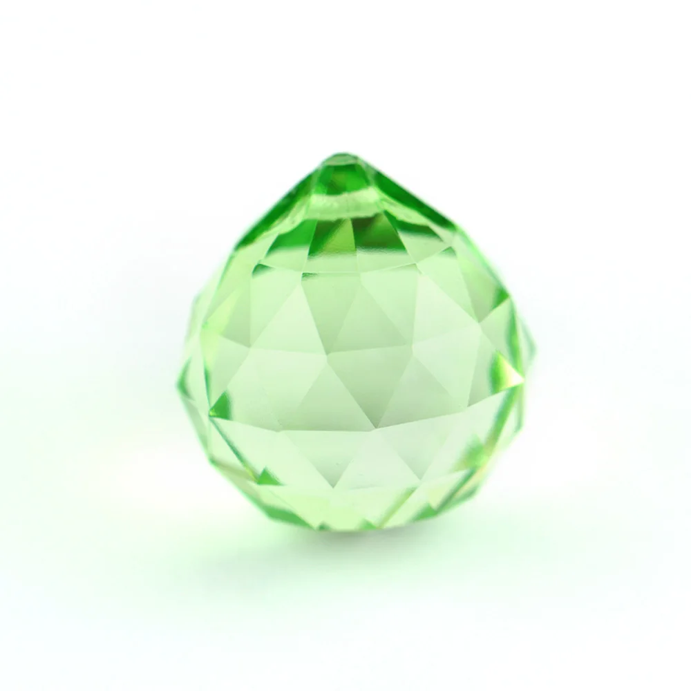 30 мм Светло-Зеленый горячая распродажа Качество Хрустальная люстра граненый