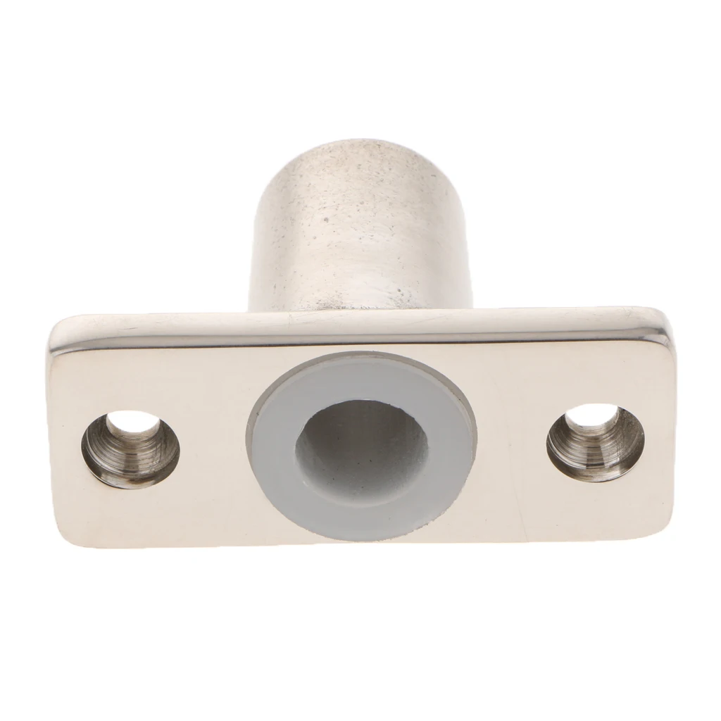 

Marine 316 Stainless Steel Top Mount Oarlock Sockets for Boats, Fits 1/2 inch Shank (Chrome)