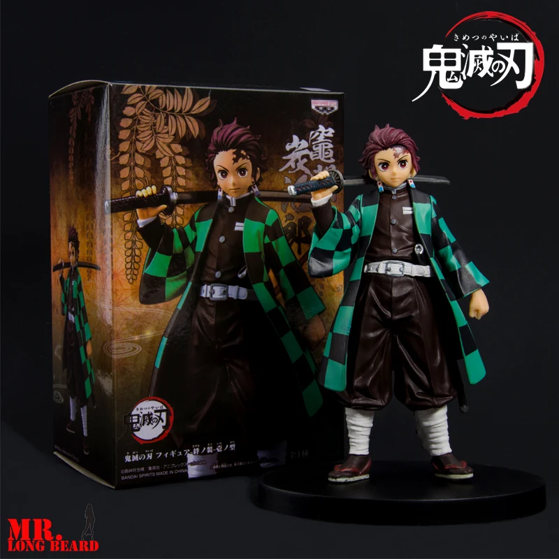 16 см 2 шт. аниме Demon Slayer Kimetsu no Yaiba фигурка Kamado Tanjirou Nezuko игрушки в форме воинов