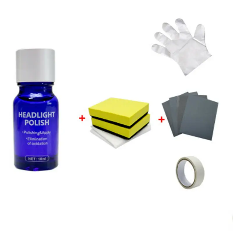 

30ML Car Headlights Liquid Repair auto headlight crystal plating repair tool repair liquid polishing cleaning set car assessoire