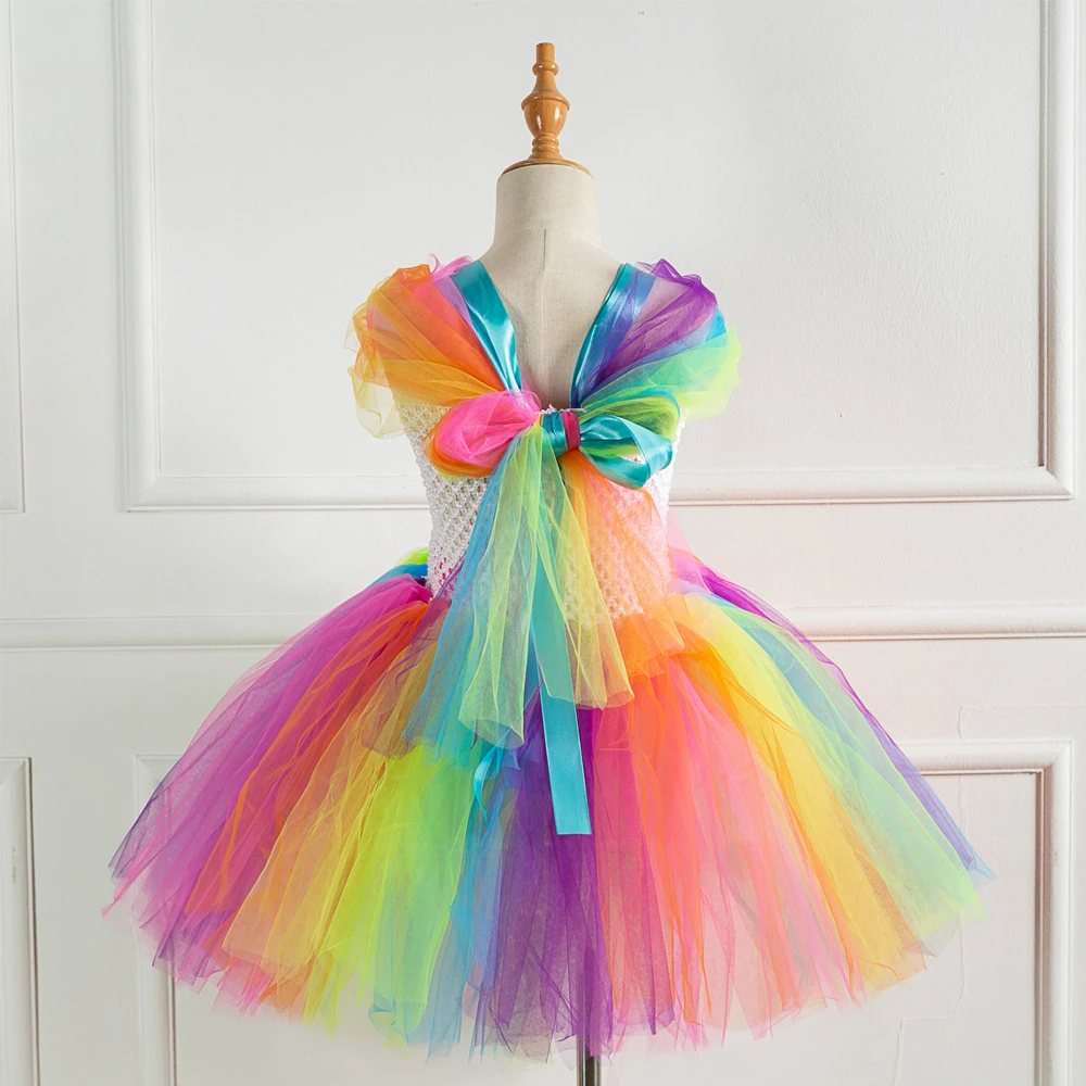 Шикарные яркие платья-пачки для девочек с блестками и цветочными горшками