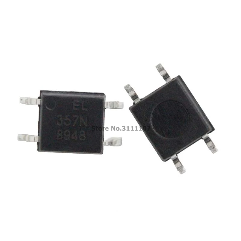 

100PCS/LOT EL357N EL357N-B SMD SOP-4 Optocoupler EL357N(B)