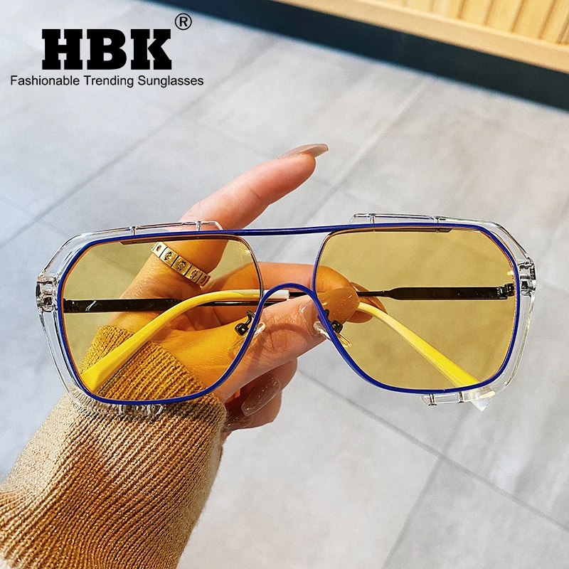 

Солнцезащитные очки оверсайз для мужчин и женщин, Модные Винтажные квадратные металлические солнечные очки с двойной перемычкой