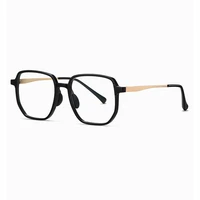 new tr90 anti blue light spectacle frames mens simple fashionable eyeglasses womens pliable plain face thin myopia eyewears