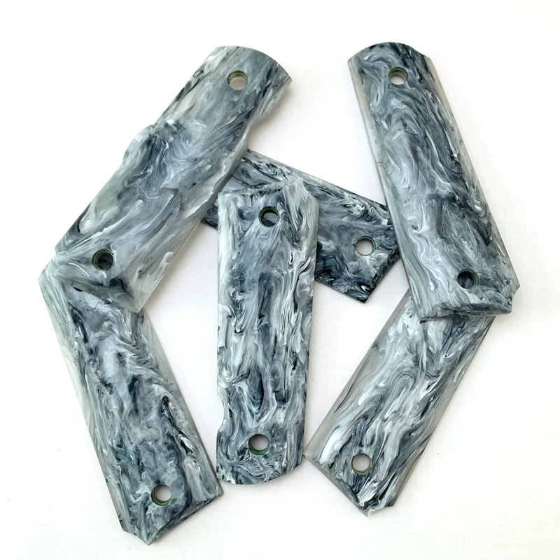

Totrait Colt 1911 Grips Marble acrylic Handle Full Size 1911 Accessories CNC acrylic Handle material