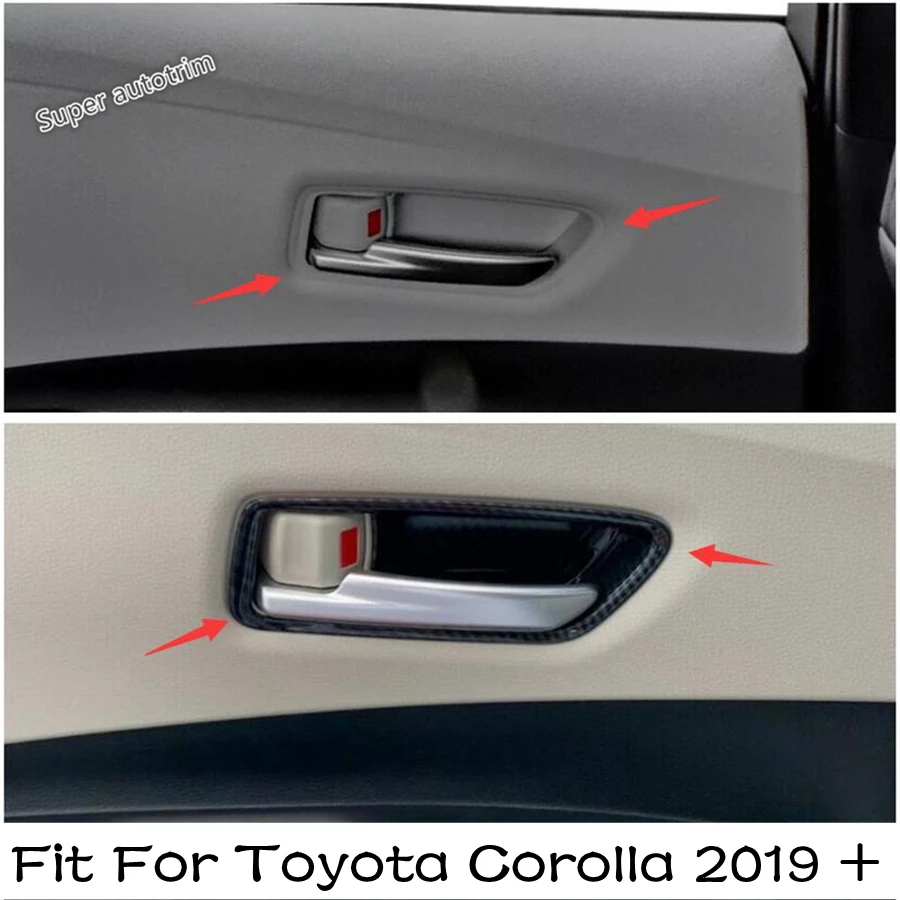 Внутренняя дверная ручка крышка чаши отделка Подходит для Toyota Corolla 2019 2020 2021