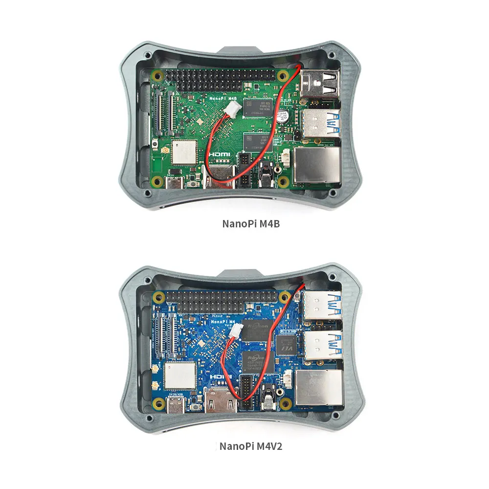 Металлический Чехол NanoPi M4B/M2V2 CNC Combo Rockchip FriendlyELEC RK3399 SoC 2 4G & 5G двухдиапазонный WiFi +