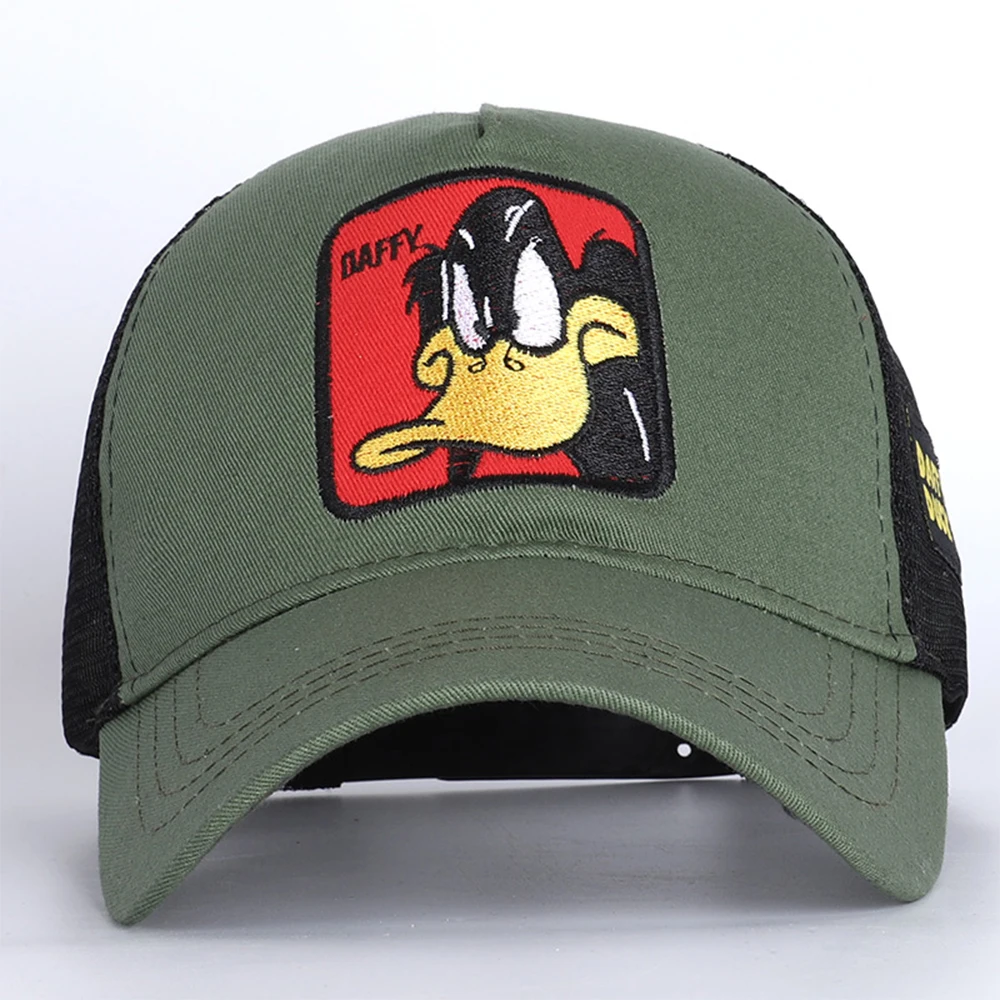 2020 мультяшная бейсбольная Кепка унисекс с вышивкой животных сетчатая дышащая