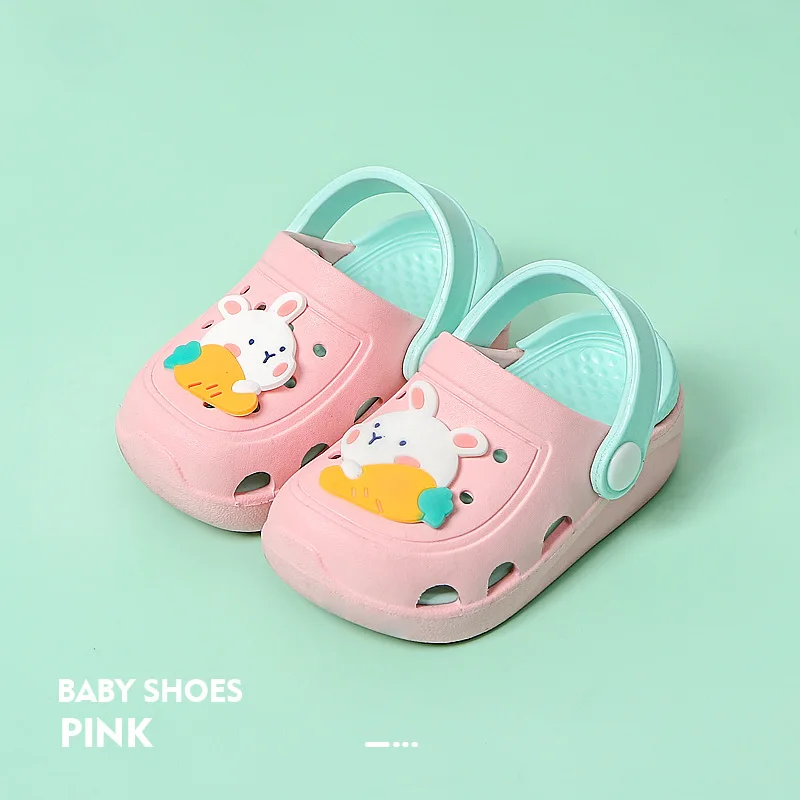 2020 детская обувь с дырками Летние Нескользящие тапочки мягкой подошвой для